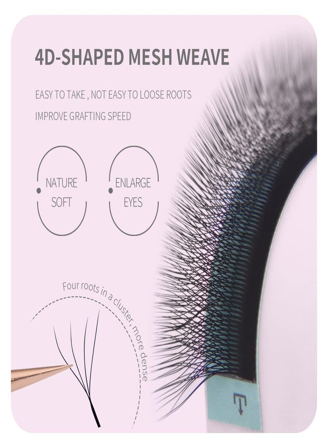 ANNAFRIS 4D Premade Fan W Shape Eyelash Extensions 0.07 D Curl 8mm Volume Self Fanning False Lashes Makeup Supplies Professional Use Lash Extension(0.07 D, 8mm) - Image 2